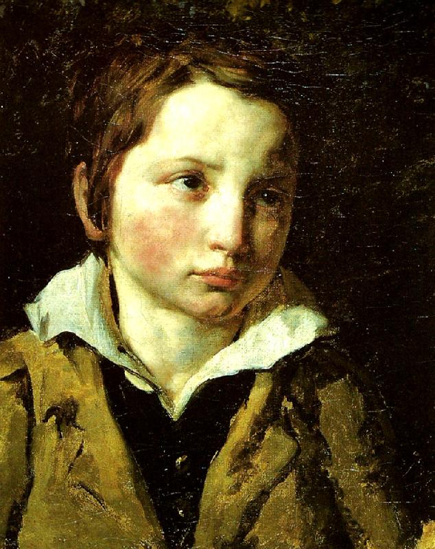 Theodore   Gericault jeune garcon oil painting picture